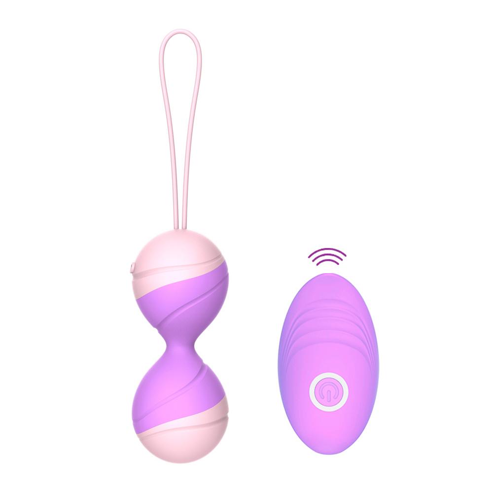 Kegel – Women's vibrating ball, sex toy, with remote control, vaginal tightening exercise, Ben Wa