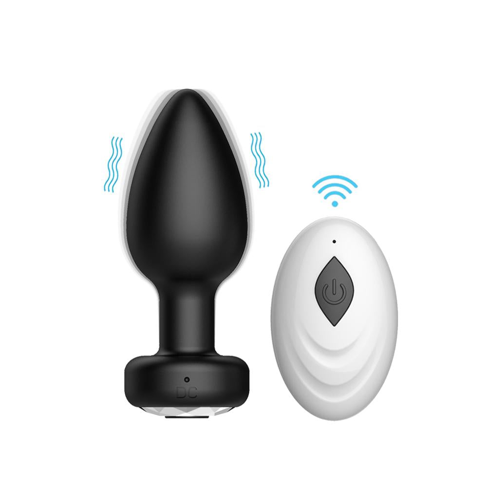 Prostate massager, 360 degree rotary anal vibrator, male and female masturbator, anal plug, sex toy,