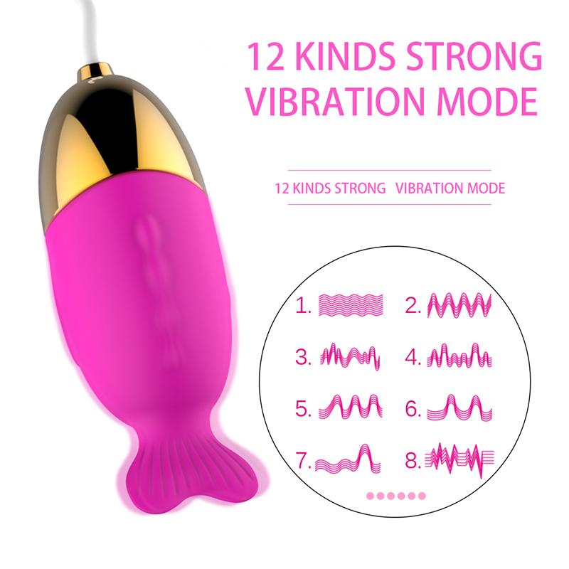 Sex jumping egg vagina 12 speed wireless remote control clitoral vibrator stimulator massage