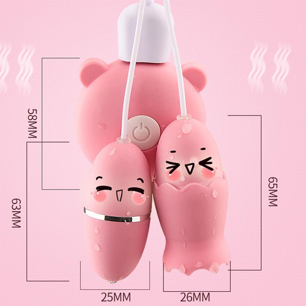 Usb Charging Tongue Licking Jumping Eggs Vibrating Egg Vagina Vibration Nipple Sucker For Woman