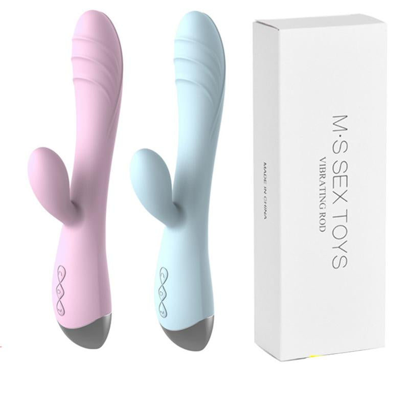 USB Charged wibrator G Spot Stick AV wibratory wodoodporny stymulator łechtaczki wibrator Dildo Sex