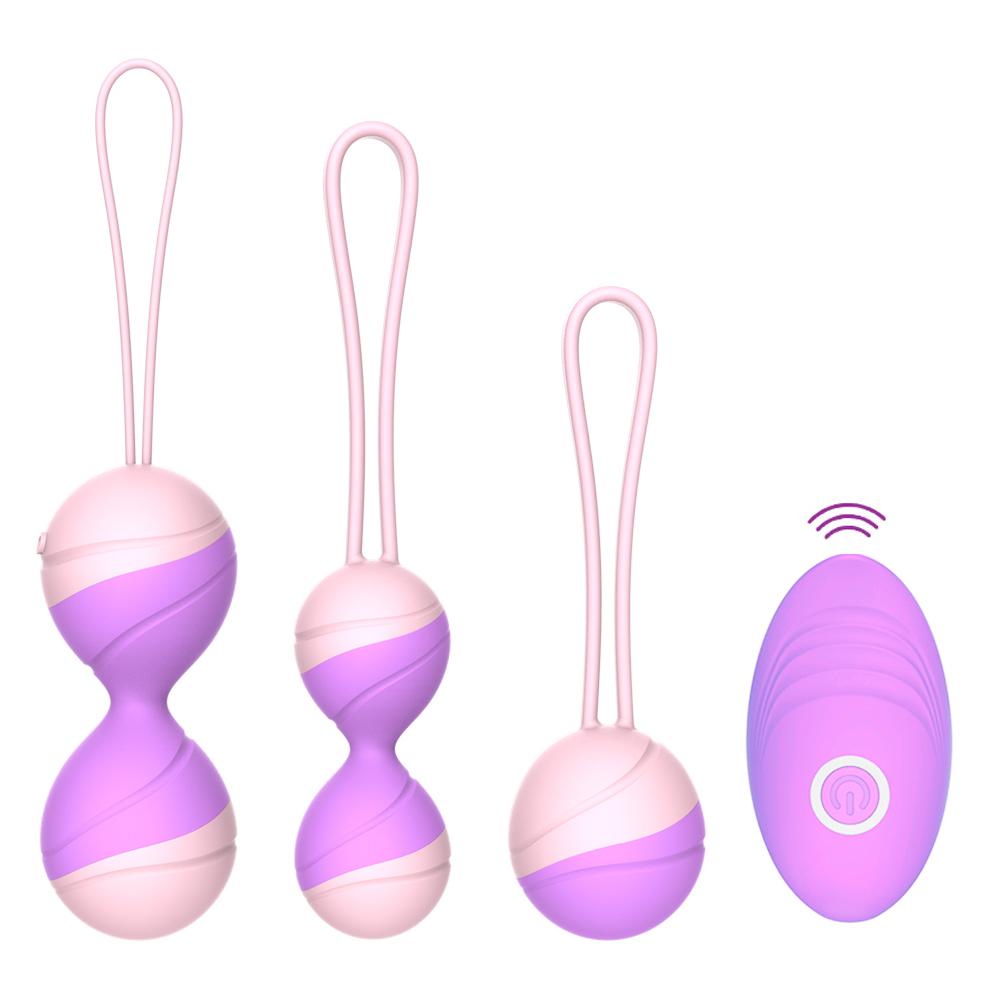 Kegel – Women's vibrating ball, sex toy, with remote control, vaginal tightening exercise, Ben Wa