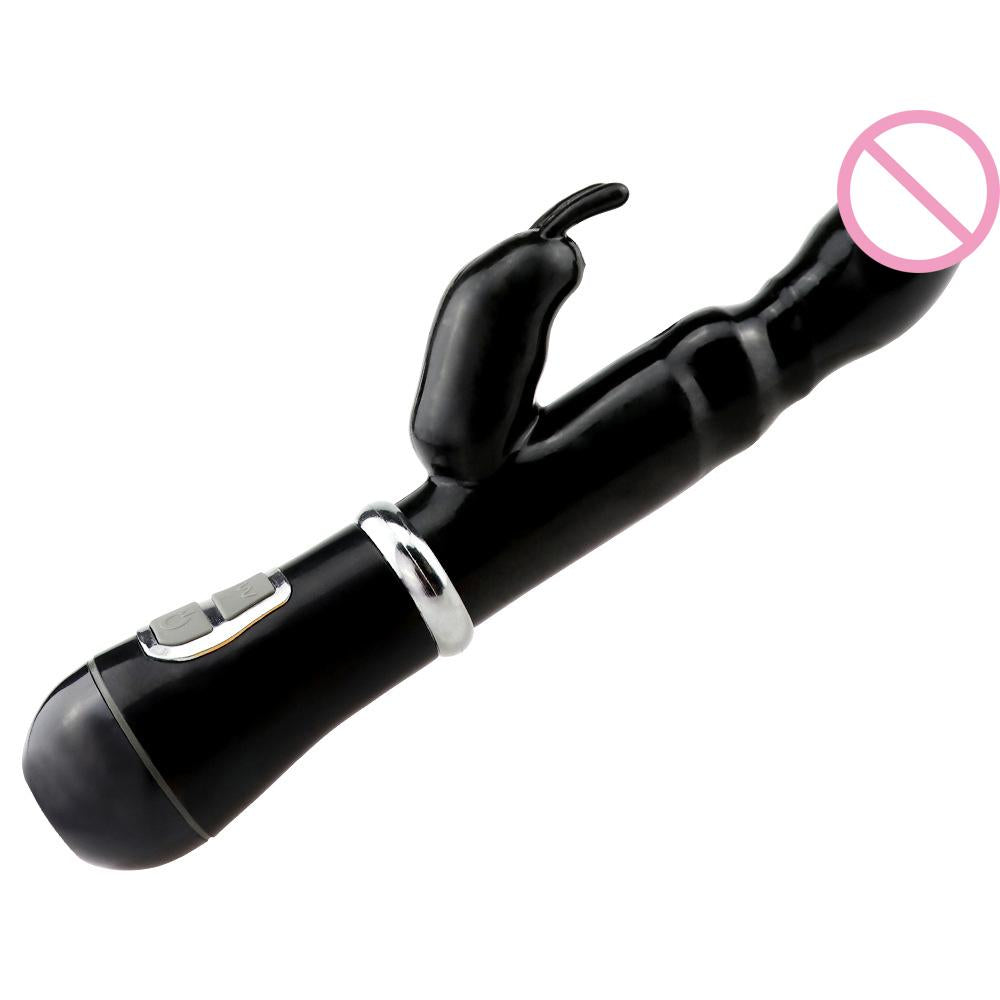 Adult female waterproof dildo vibrator, sex toy, double handle, for masturbation, rabbit