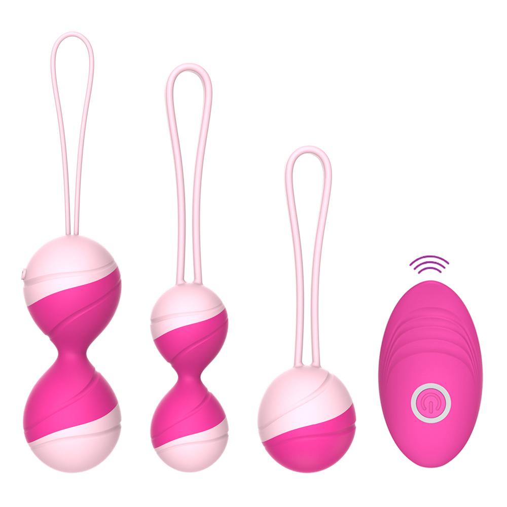 Kegel – Women's vibrating ball, sex toy, with remote control, vaginal tightening exercise, Ben Wa