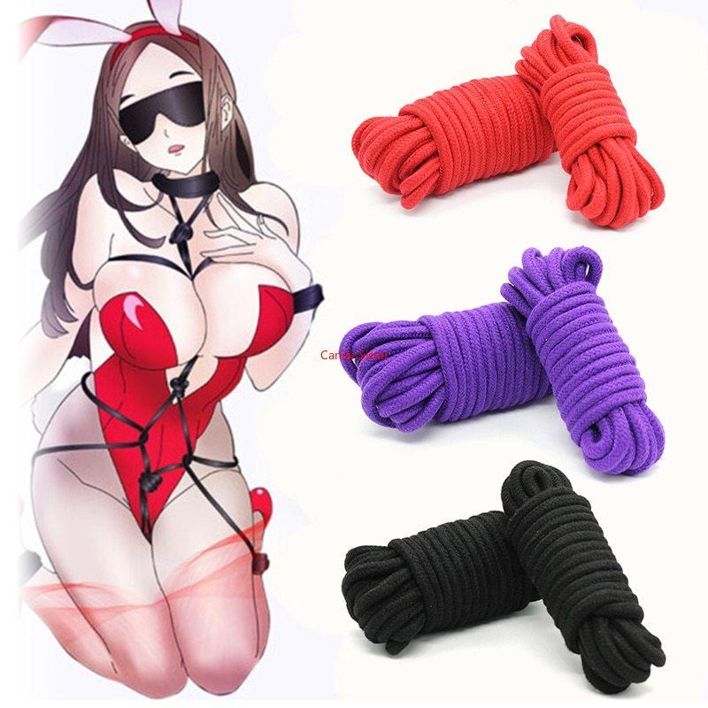 Slave Bondage Rope Sex Toys For Couples Adult Games Products Restraint Shibari Hogtie Fetish Harness