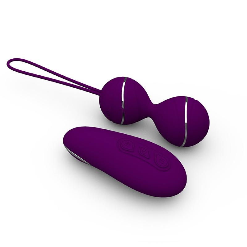 Female vibrating egg vaginal tension sports Ben Wa ball, Kegel vibrating ball remote control geisha