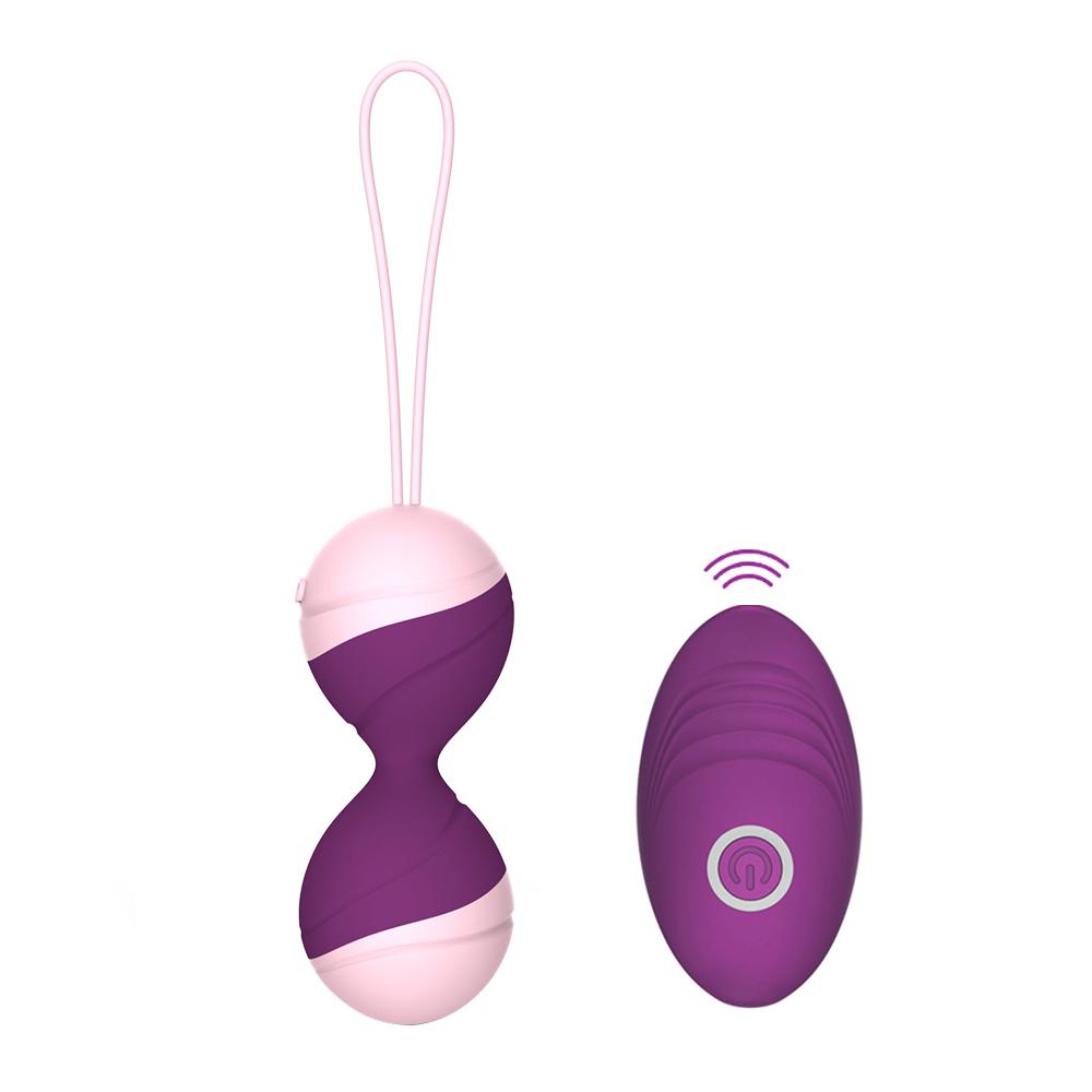 Kegel – Women's vibrating ball, sex toy, with remote control, vaginal tightening exercise, Ben Wa