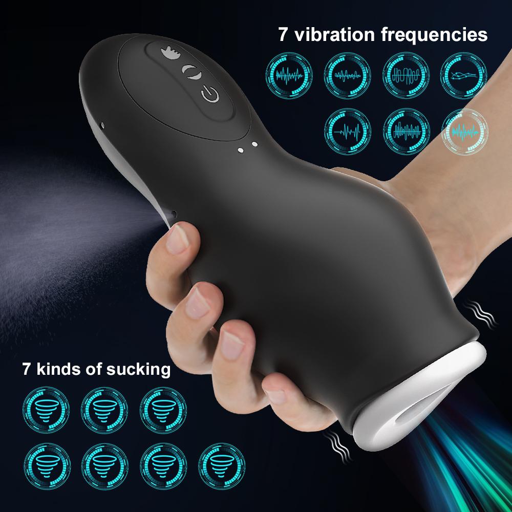 Men's automatic masturbator, cup, gland massager, vibration, push rod, pipe, vaginal penis, delay,