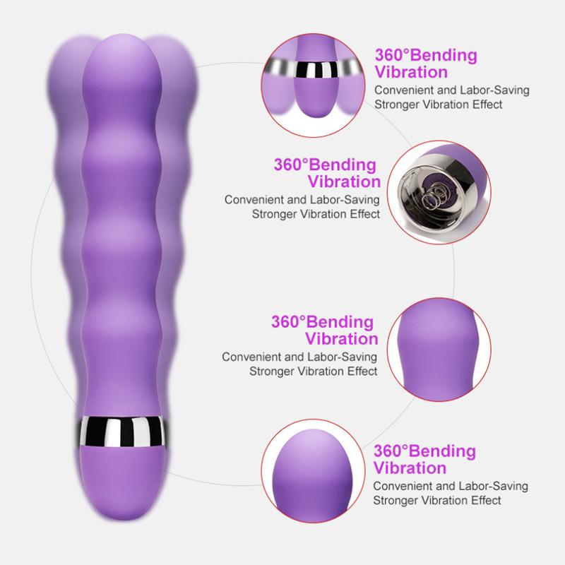 Adult clitoris and G-spot vibrator and anal dildo, multi speed dildo, pornography, male and female