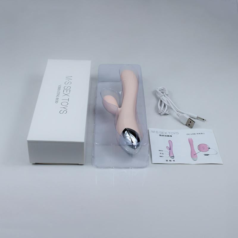 USB Charged wibrator G Spot Stick AV wibratory wodoodporny stymulator łechtaczki wibrator Dildo Sex