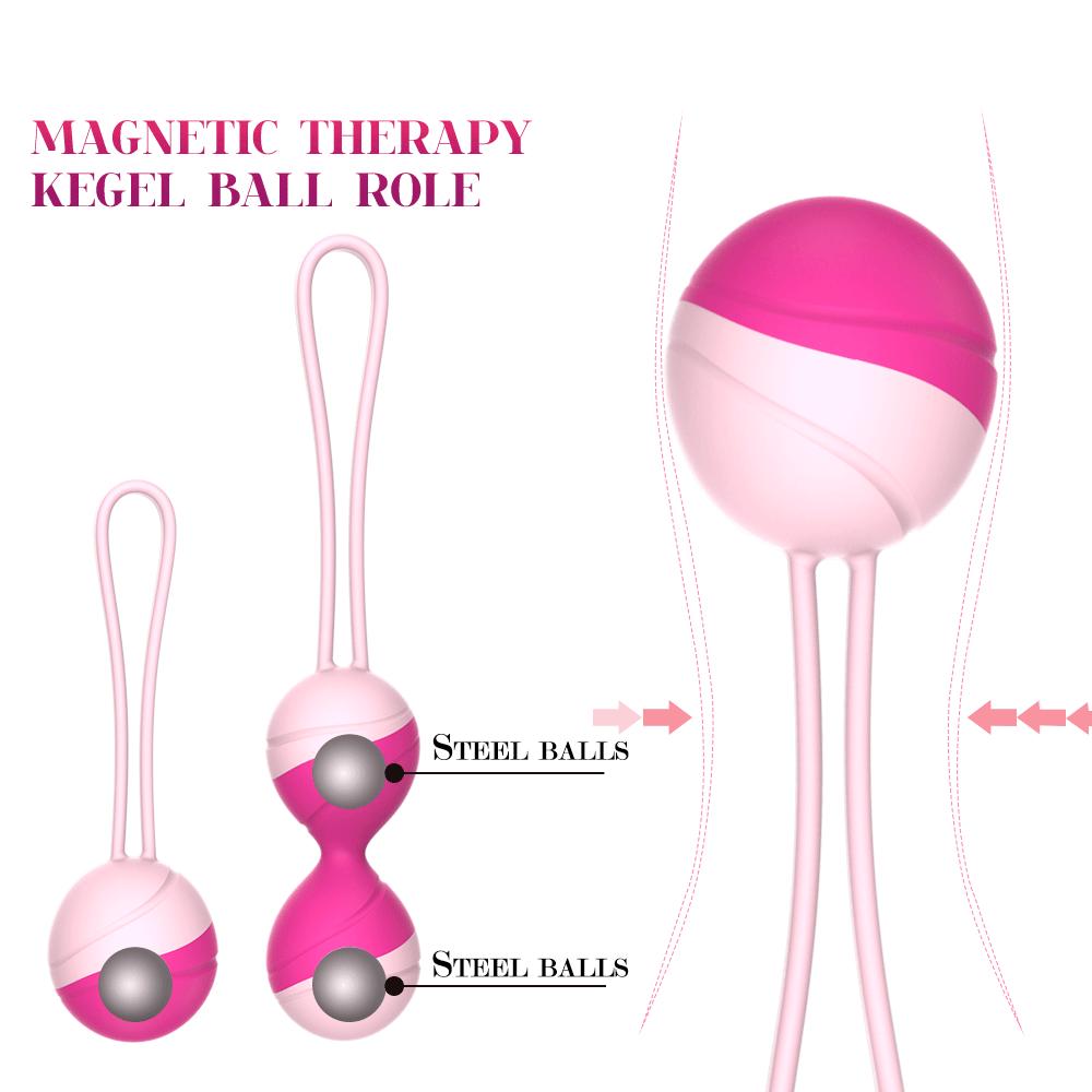 Kegel – Women's vibrating ball, sex toy, with remote control, vaginal tightening exercise, Ben Wa