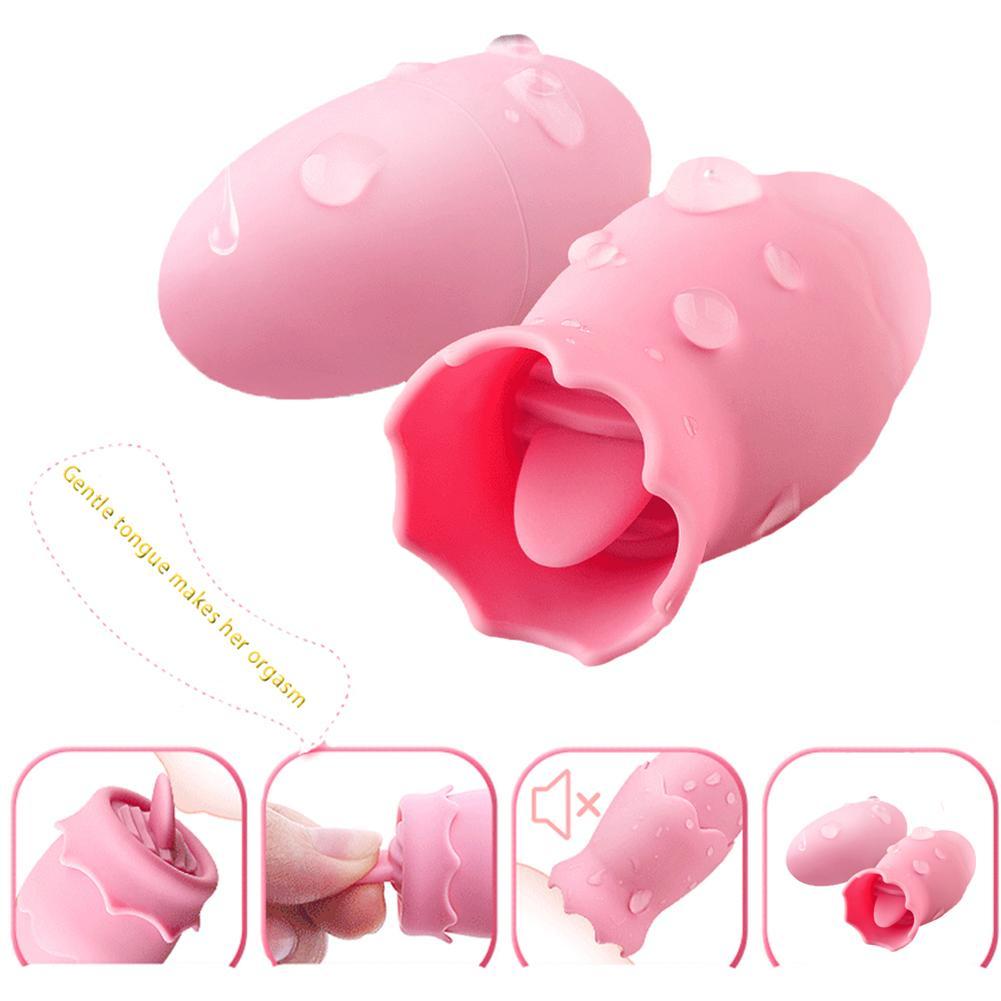 Usb Charging Tongue Licking Jumping Eggs Vibrating Egg Vagina Vibration Nipple Sucker For Woman