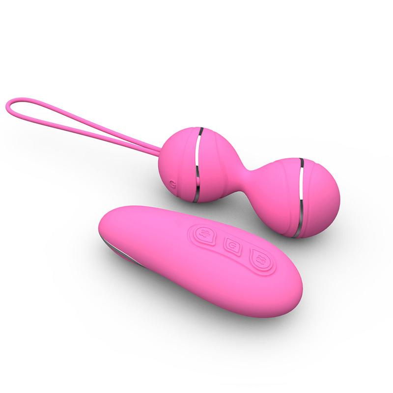 Female vibrating egg vaginal tension sports Ben Wa ball, Kegel vibrating ball remote control geisha