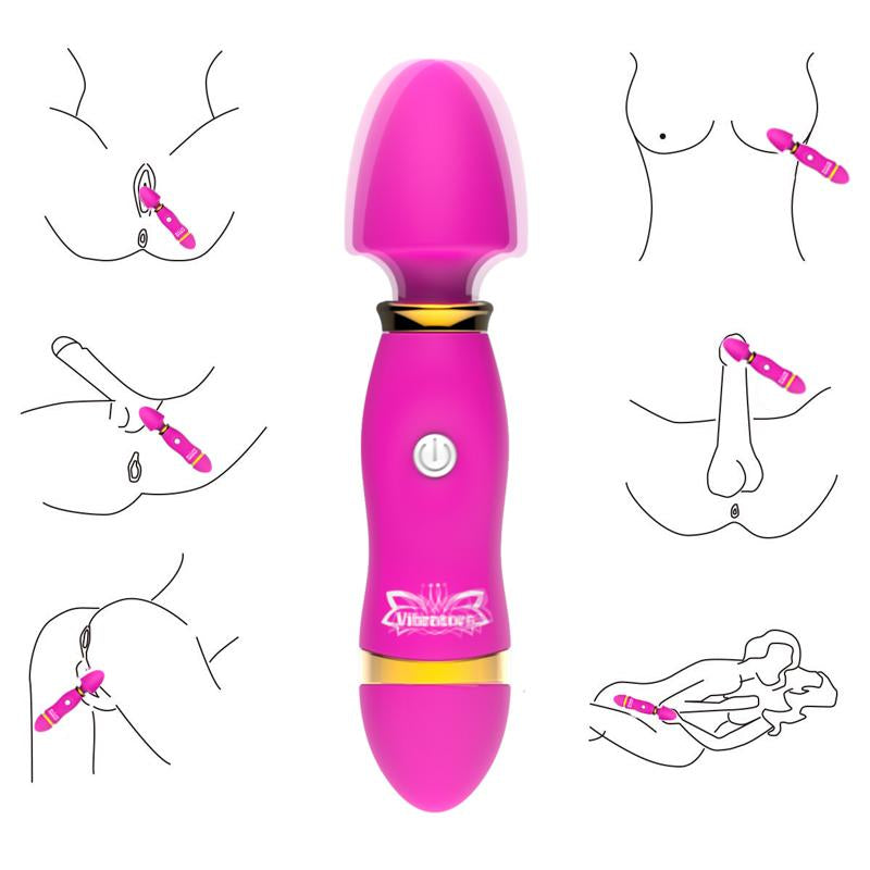 Dildo G-Spot Vibrators Super Powerful Magic Wand Vagina Stimulation Clitoris Massager Sex Toys For