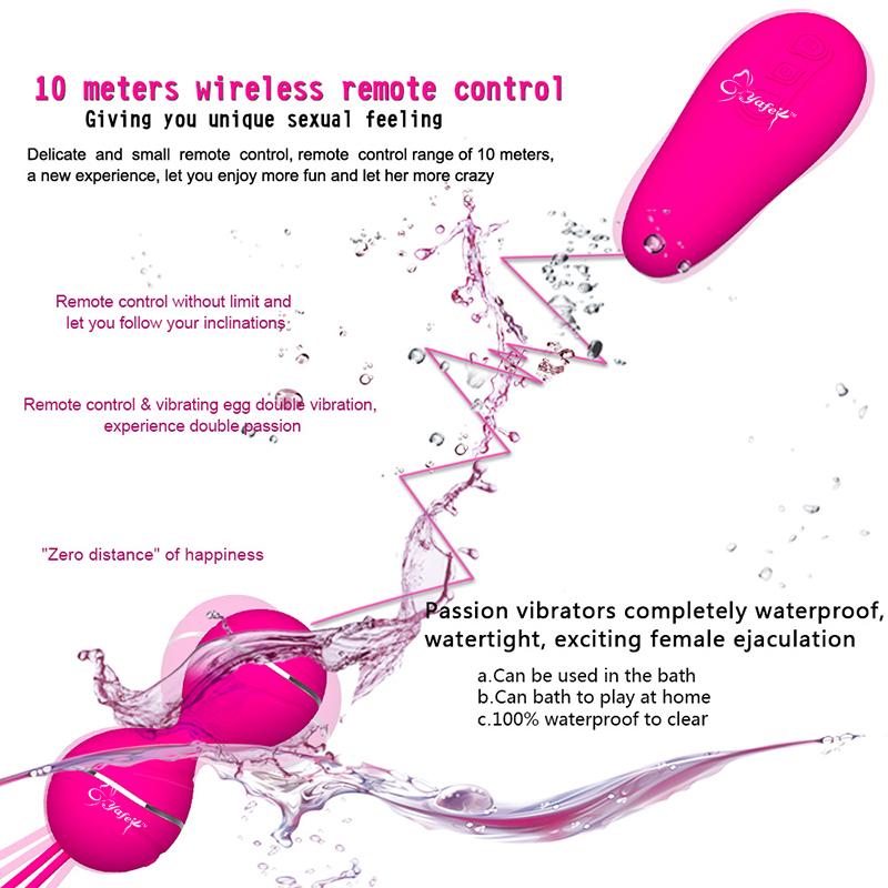 Female vibrating egg vaginal tension sports Ben Wa ball, Kegel vibrating ball remote control geisha