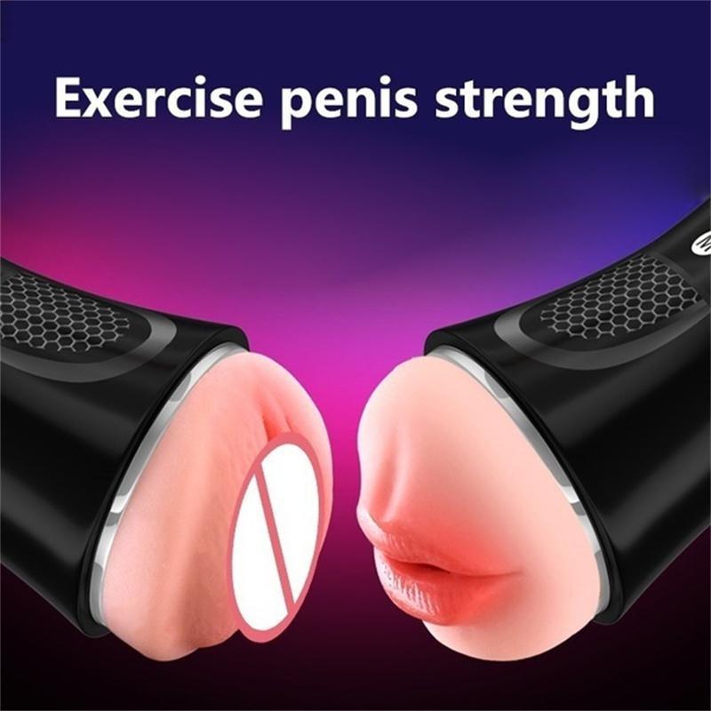 Men's 2-in-1 masturbator, real vagina, suction, pipe, equipment, machine, sex toy, pocket cat, sex